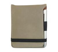 Harilla Golf Scorecard Holder Yardage Book Cover Portable Golfing Equipment Notebook Gifts Golfs Club Bag Accessories Golf Scorebook, khaki