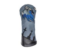 Harilla Golf Wood Headcover Golf Club Head Cover Easy to Use Scratchproof Modern Equipment Waterproof Protection Sleeve, L 33.5cmx17cm