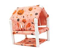 Harilla Guinea Pig House Hedgehog Hut Decorative Accessories Hamster House Sleeping Nest for Gerbil Small Pets Hedgehog Lemmings, Orange