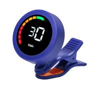Harilla Guitar Tuner Quick & Accurate Tuning Portable 360 Degree Rotate Display Guitar Accessories Clip on Tuner Bass Ukulele, Blue