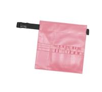 Harilla Haircut Tools Scissors Storage Bag Barber Waist Pouch PU Leather Multifunctional Waist Holder Salon Scissors Holder for Comb, Pink