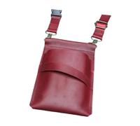 Harilla Hairdresser Scissor Bag Scissors Holder with Shoulder Belt Pouch Organizer Haircutting Tool Holder Bag for Salon Hairdressers, Red