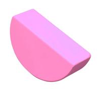 Harilla Half Round Block Exercise Brick Prop Essential Half Moon Balance Block AntiSlip for Calf Stretching Travel Meditation, Pink