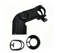 Harilla Handlebar Stem Adjustable Stem Riser Extension with Cable Routing and Front Mount Bracket Strong Aluminum Alloy for Secure Fit suitable for biking daily commuting long rides