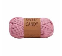 Harilla Handwoven Slippers Yarn T Shirt Yarn Knitting Yarn Crochet Cord with Strong Polyester for Creations Suitable for DIY Slippers Handbags Floor Mats Home Decor, Pink