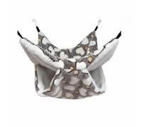 Harilla Hanging Hamster Nest Bed with Straps Small Animal Shelter Hideaway Suitable for Hamsters Squirrels Sweet Flying Squirrels Indoor Living, 30x30cm
