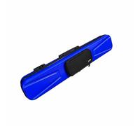 Harilla Hard Pool Billiard Cue Holder Cue Carrying Case with Locking Closure and Shock Resistant Construction Compartments for Chalk and Parts Suitable for Practice Tournaments Travel, Blue
