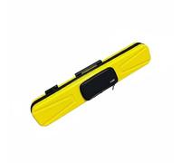 Harilla Hard Pool Billiard Cue Holder Cue Carrying Case with Locking Closure and Shock Resistant Construction Compartments for Chalk and Parts Suitable for Practice Tournaments Travel, Yellow