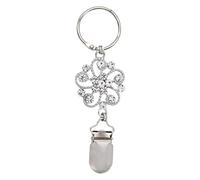 Harilla Hat Clip,Travel Hat Keeper Clips for Women Kids Adults, Duck Clip Multifunctional Hat Holder, Crystal Flower