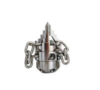 Harilla High Pressure Nozzle Rotating Spray, 100L/Min 1/2 Internal Thread, Chain Type