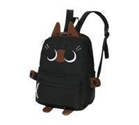 Harilla High School Backpack Cute Book Pack for Camping Birthday Travel, Black