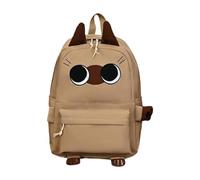 Harilla High School Backpack Cute Book Pack for Camping Birthday Travel, Khaki