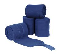 Harilla Horse Leg Protectors Wraps Bandages Boots Soft Fleece With Hook and Loop Tab Extended 2.75m Length for Secure Fit and Even Coverage suitable for daily care light riding , Blue