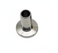 Harilla Hose Connector Stainless Steel Pipe Fitting Three-Bolt Flange Adapter Hose Barb Clamp Fitting Secure Connection Suitable, Hose Barb 12mm, Clamp OD 25.4mm, Height 30mm Non-Standard