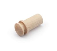 Harilla Industrial Peg Acoustic Guitar End Pin Plug Strap Button Spare Component Tail Block Insert Brass Ebony Rosewood Grain Suitable for live practice festival sets, 12MM Maple