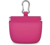 Harilla Industrial Pouch Pet Treat Pouch Training Bag Reward Holder Silicone Waterproof Simple One Hand Opening With Attach To Bag Or Belt Suitable for training outdoor walks, Pink Silicone Case
