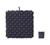 Harilla Inflatable Seat Cushion Stadium Seat Pad Comfortable Folded Soft Office Chair Cushion Sit Mat for Plane Lawn Outdoor, Dark Gray