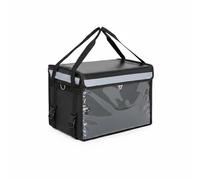 Harilla Insulated Delivery Case Carrier Bag PVC Lining Waterproof Closure Reinforced Structure Suitable for Restaurant Delivery Catering, 30L, Basic Set