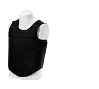 Harilla Karate Chest Protector Pad Made With Oxford Cloth And Elastic Mesh Padded Ventilation And Anti Slip Rear Fastener suitable for karate sparring competitive training , Black , L