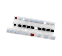 Harilla Key Conductive Rubber Pad for Electronic Keyboard Function Key Replace for Stage Performance Show Play Repairing, Middle Mount