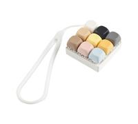 Harilla Keyboard Phone Charm Convenient Gift Portable Compact Fun for Lover with Silicone Lanyard Keyboard Fidget Keychain, Multicolor