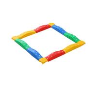 Harilla Kids Balance Beams, Obstacle Course Gym Toy, Stepping Stones, Colored Balance Block for Preschool Children Kids, 12Pcs Rainbow