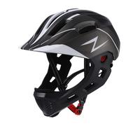 Harilla Kids Full Face Helmet Boys Child Bicycle Helmet Removable Mountain Bike Helmets Adjustable Cushioning Sporting Road Cycling Helmets for Kids Boys Girls Children Bicycling, Black