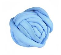 Harilla Knitting Yarn Cushion Chunky Yarn Tube Yarn Arm Knitting Material with Comfortable Cushiony Core Suitable for Sofa Throws Bedroom Decor Pet Loungers Weekend Craft Activities, Blue