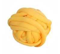 Harilla Knitting Yarn Cushion Chunky Yarn Tube Yarn Arm Knitting Material with Comfortable Cushiony Core Suitable for Sofa Throws Bedroom Decor Pet Loungers Weekend Craft Activities, Golden Yellow