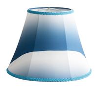 Harilla Lamp Shade Tapered Conical Shade Fitter Cover Braided Trim Gradient Finish Airy Coastal Style Suitable for nightstand entryway den Decor Rental Cottage