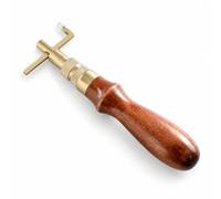 Harilla Leather Groover Tool Leather Stitch Groover Edge Border Guide Adjustable Distance Wood Handle Metal Head For Hand Sewing And Shop Benches Suitable For Leathermaking Teaching Home Use