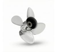 Harilla Marine Engine Propeller Outboard Motor Propeller Boat Propeller Splined Hub Stainless Steel Three Tight Fit Suitable for Japanese Outboard Owners, 15 Inch