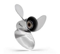 Harilla Marine Engine Propeller Stainless Steel Boat Propeller With Splined Hub For Motors 35 65 Power Level Smooth Fins For Hydrodynamic Efficiency And Vessel Propulsion Spare, 23 Inch