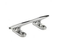 Harilla Marine Mooring Post Boat Cleat Dock Rope Mooring Hardware Stainless Steel Smooth Polished V Shaped Tie Off With Two Hole Mount Suitable for boats yachts docks, 4 Inch