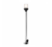 Harilla Marine Navigation Beacon Lamp Stainless Steel Adjustable Rotating Base Energy-Efficient Illumination Suitable for Yacht Boat Docking Cruising, 403mm, Stainless Steel Adjustable Base