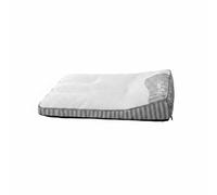 Harilla Mat Cooling Dog Bed Mat Pet Cooling Pad Dog Cushion Dog Mattress With Airy Surface And Foam Pearl Fill Removable Cover Machine Washable Suitable for, Silver Gray, XL-100x75x15 Cm