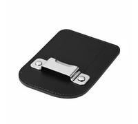 Harilla Measuring Device Holder Tape Measure Holster Belt Clip Pouch Leather Case With Universal Fit For Standard Tape Clips Suitable for electricians, Black Oval