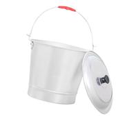 Harilla Metal Bucket for Household Use with Handle and Lid, Ideal for Cleaning and Sauna, Capacity 13L