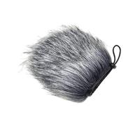 Harilla Microphone Slip-on Windshield Wind Shield Soft with Drawstring Easy to Use Pop Fliter Wind Screen for Outdoor Use Journalists, 9CM
