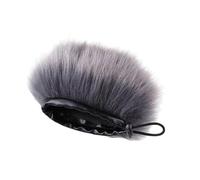Harilla Microphone Windshield Mic-muff Artificial Fur Portable 5.5cm Universal Wind Sleeve Shield Cover Furry Windscreen for Zoom H1N