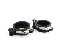 Harilla Motorcycle Intake Rubber Replacement Intake Joint with Clamp and Metal Flange for Consistent Engine Performance on German Brand Motorcycles Suitable for Carburetor System Repair