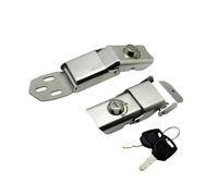 Harilla Motorcycle Rear Trunk Lock Modification Repair Quick Release Replacement DIY Parts Direct Replaces Universal Side Case Locks, 2 Locks 2 Keys