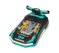 Harilla Musical Steering Wheel Toy Educational Learning Creative Development Simulated Driving Car Game for 3 Years Old Boys, Blue