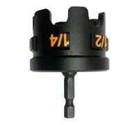 Harilla Nut Zipper Drill Attachment Aluminum Alloy Compact Nut Remover Bolt Extractor Tool for DIY Enthusiast Professional Contractor