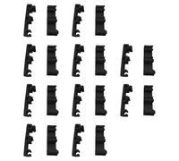 Harilla Pack of 10 Animal Fence Fasteners for Dog And Cat Parks, Black