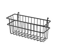 Harilla Pegboard Basket Bin Attachment Container Display Hanging Tool Hanger Organizer for Garage Pantry Office Workbench Entryway, S Black