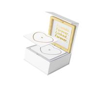 Harilla Permanent Bracelet Kit, Couples Gifts, Romantic Portable with Pliers, Bracelet Making Kit for Birthday His and Her Bracelets, 1 Silver 1 Gold