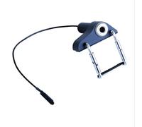 Harilla Piezo Contact Microphone Pickup Piezo Transducer Pickup Good Sound Easy to Install Portable for Electric Guitars Harp (Black)