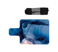 Harilla Pilates Reformer Mat Pilates Reformer Cover Suede Rubber Professional Anti Slip Soft Pilates Reformer Pad for Pilate Training, Blue