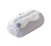 Harilla Pink Pencil Case Soft Fuzzy Roll Pouch Organizer Large Capacity Portable Cute Design Suitable for Students School Daily Use Classroom Home Desk, Purple, Purple